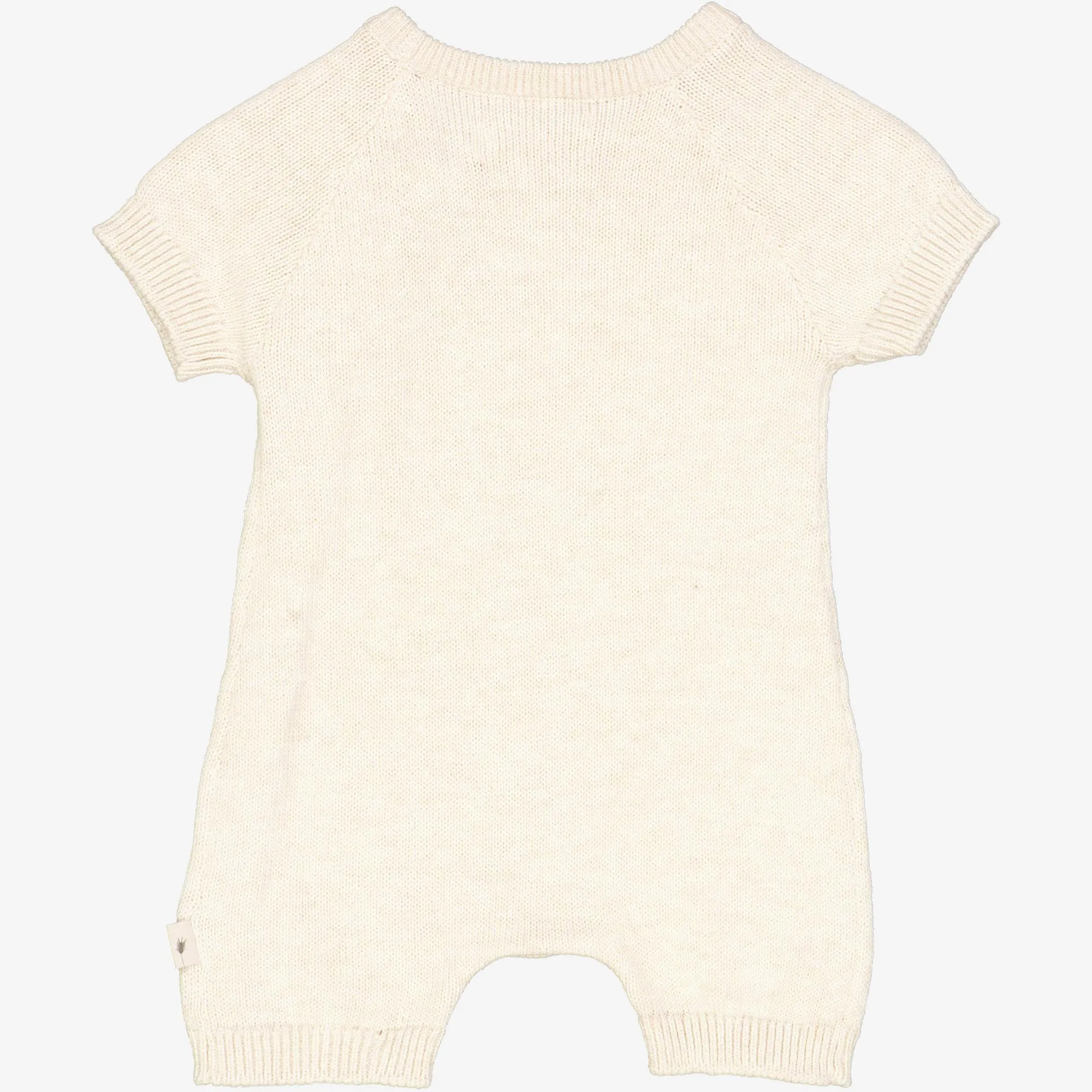 Knit Playsuit Alberta | Baby - cloud melange