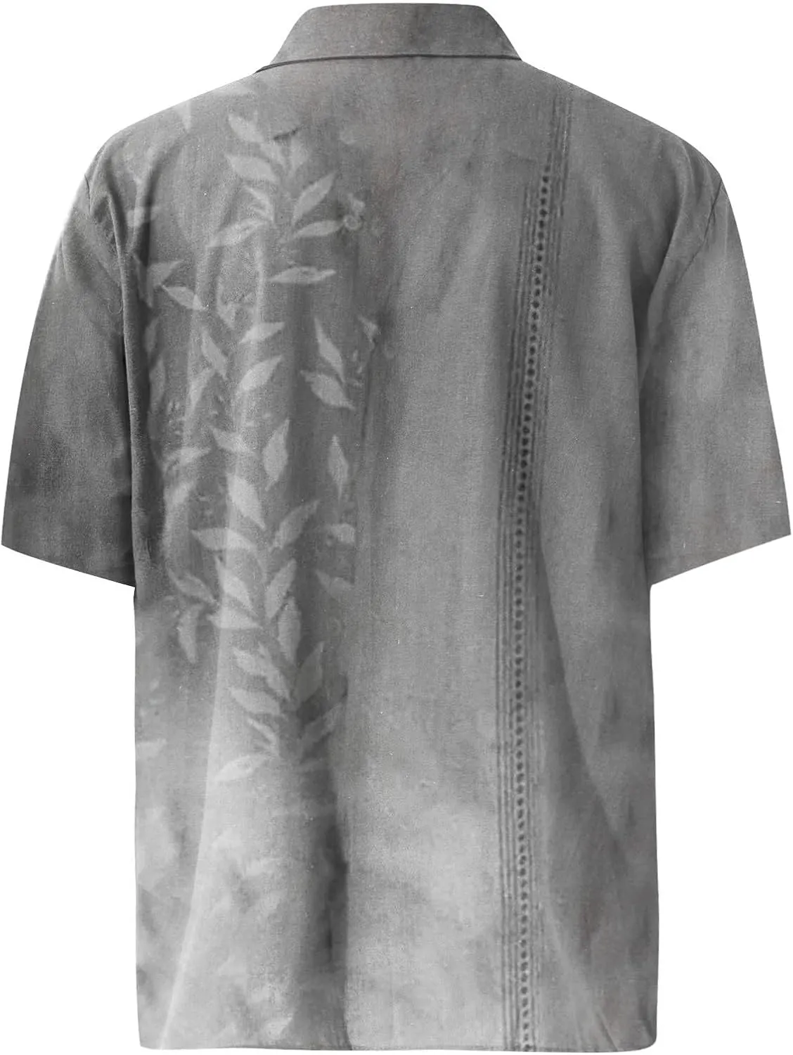 Men's Hawaiian Short Sleeve Shirts Summer Casual Floral Button Down Shirts Tropical Holiday Beach Loose Shirt Blouse