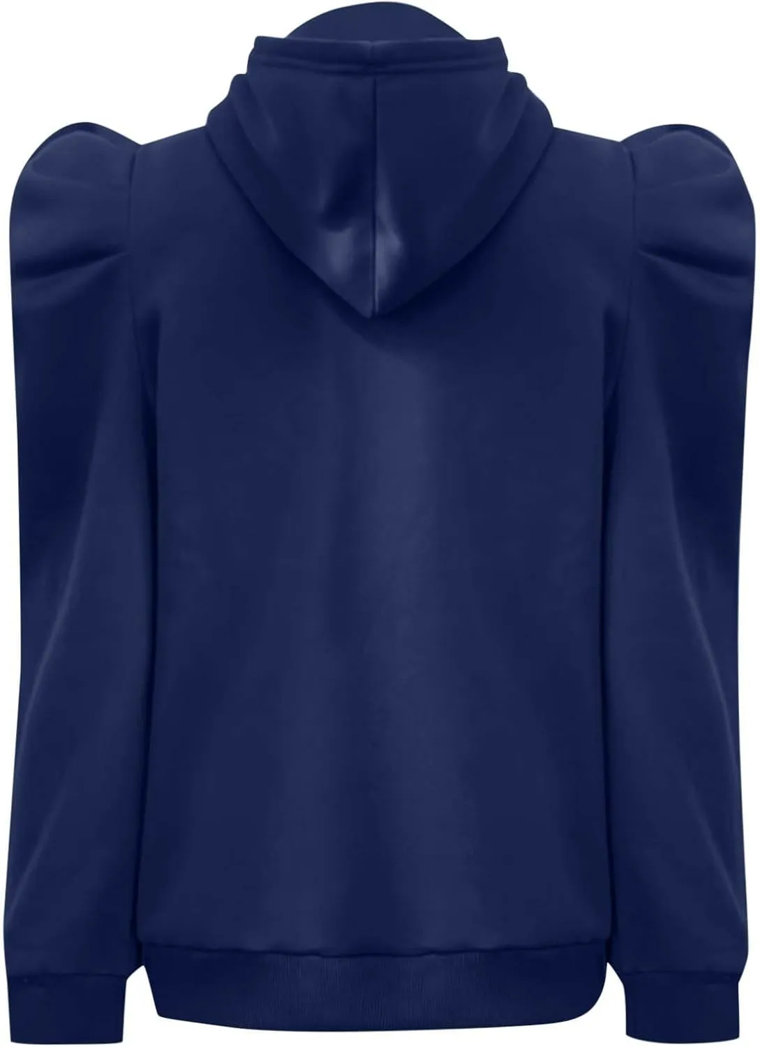 PTOLOCIF Hoodies for Women Fashion Tops Lightweight Drawstring Pullover Sweatshirts Long Sleeve Shirts Loose Fit Solid Blouse