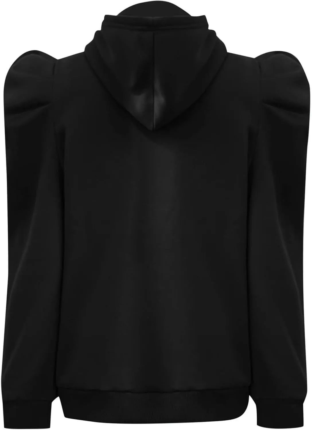 PTOLOCIF Hoodies for Women Fashion Tops Lightweight Drawstring Pullover Sweatshirts Long Sleeve Shirts Loose Fit Solid Blouse