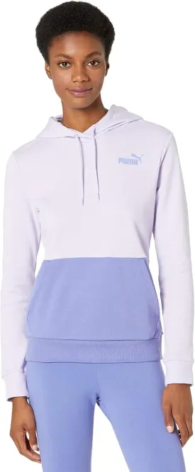 PUMA Essentials  Colour-Block Hoodie Terry Fleece Light Lavender XS