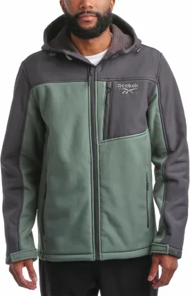 Reebok Men's Jacket - Weather Resistant Fleece Lined Softshell Jacket Coat - Lightweight Casual Coat for Men (M-XXL)