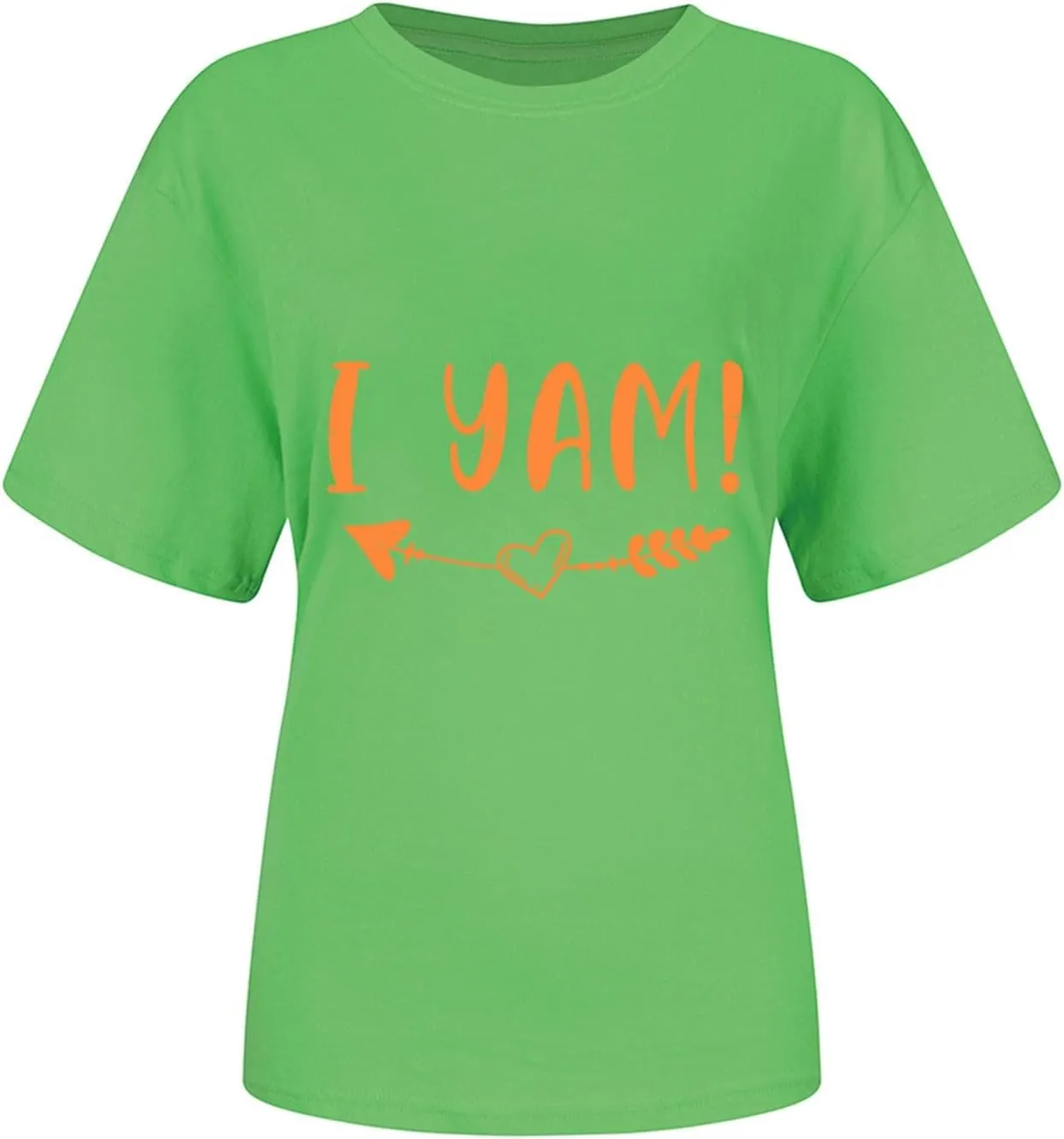 T Shirts for Women Plus Size, Womens Letter Graphic Print Tee T-Shirts Short Sleeve Tees Hide Belly Tunic Tops