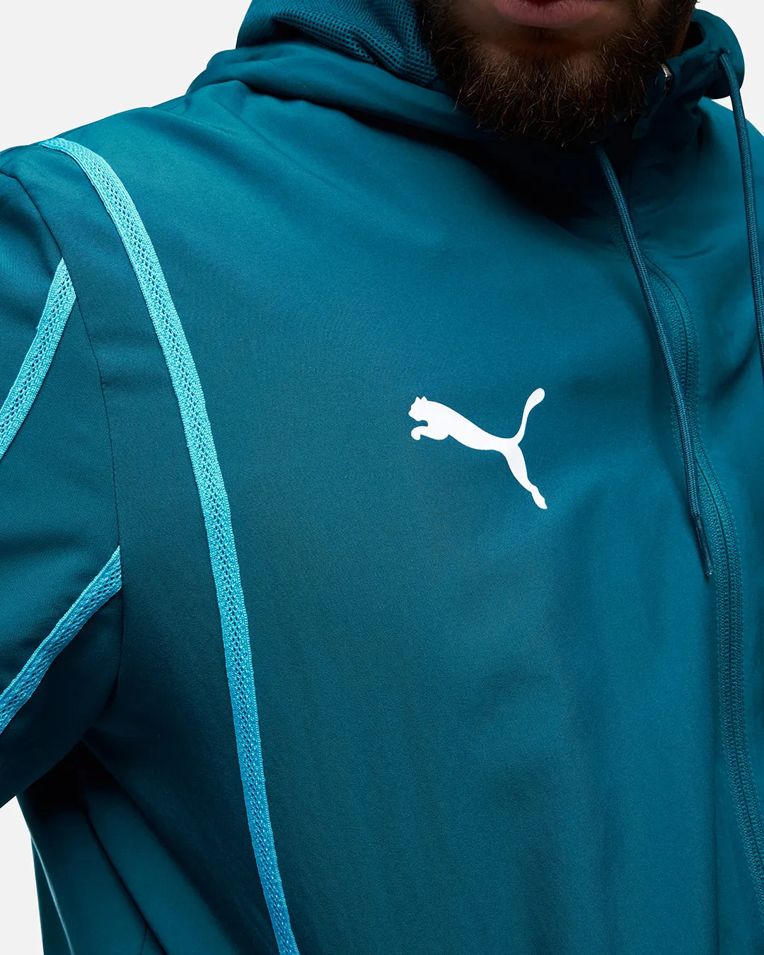 Veste de survêtement OM 2024/2025 - Bleu